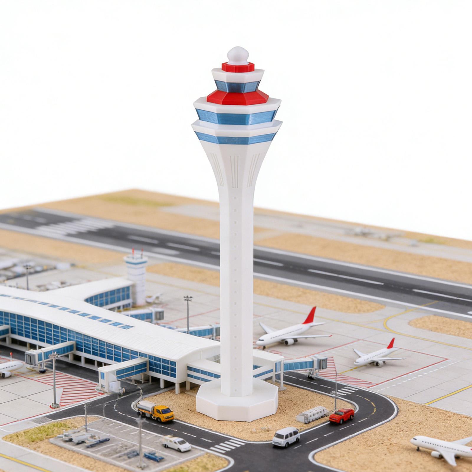 Home Office Simulator - 1:400 공항 관제탑 모델, 현실적인 1:400
