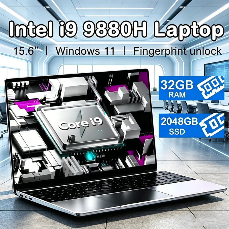 Home Office Of Uk - 새로운 15.6인치 노트북 인텔 코어 I9-9880H