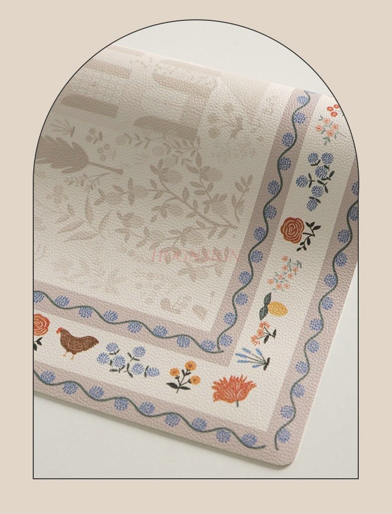 Desk Mat Leather - 1개 중년풍 가죽 식탁 매트, 데스크탑
