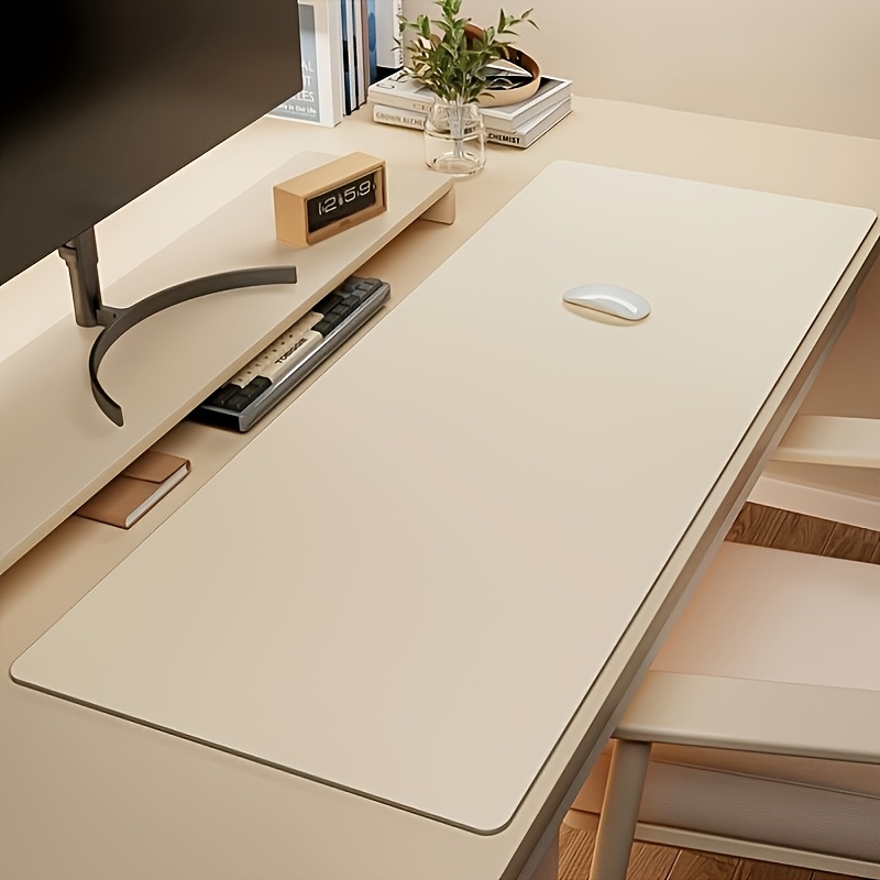 Desk Mat Leather - 1개 대형 인조 가죽 마우스 패드,