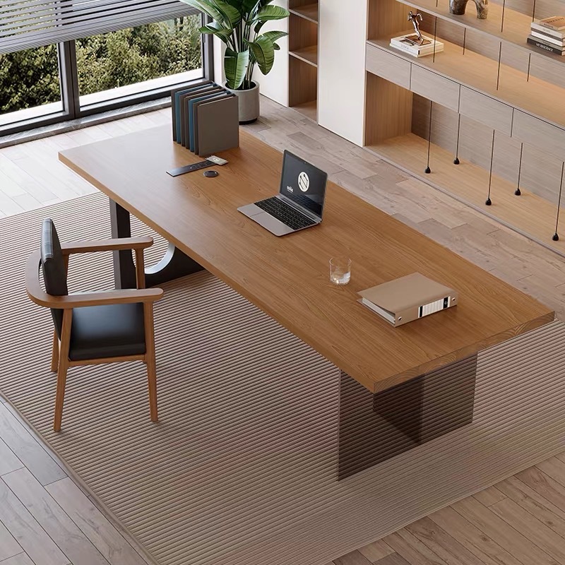 Home Office Furniture - 이탈리아 아크릴 플로팅 목재 사무실 책상