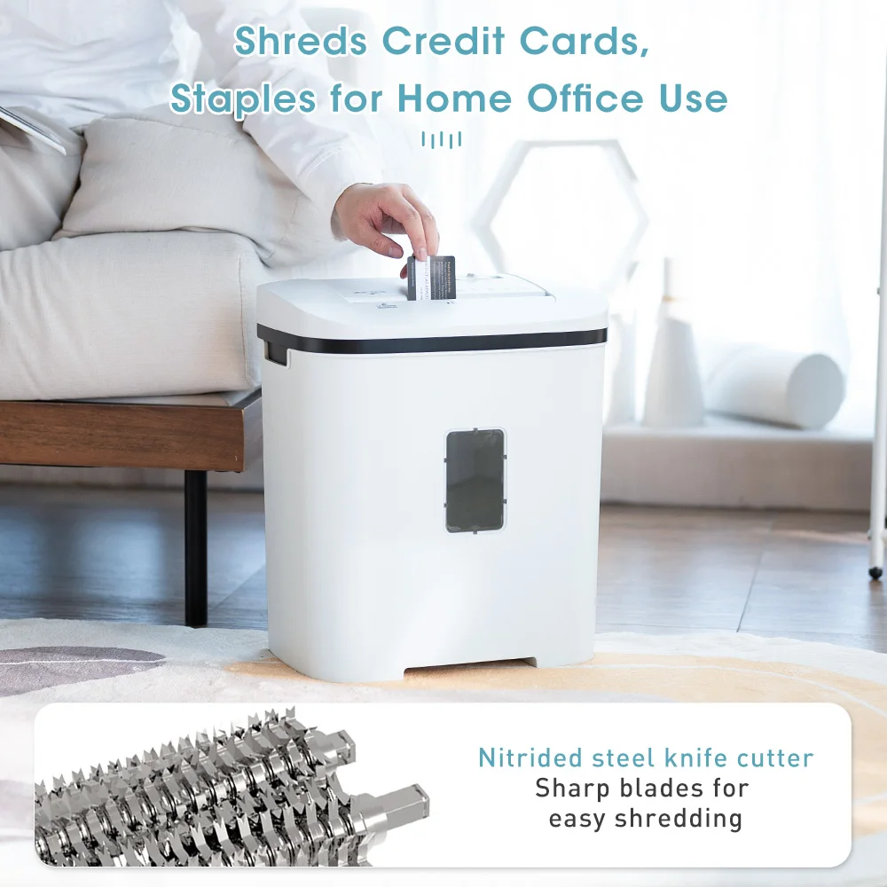 Home Office Paper Shredder - 저소음 20L 사무용 종이 분쇄기 크로스