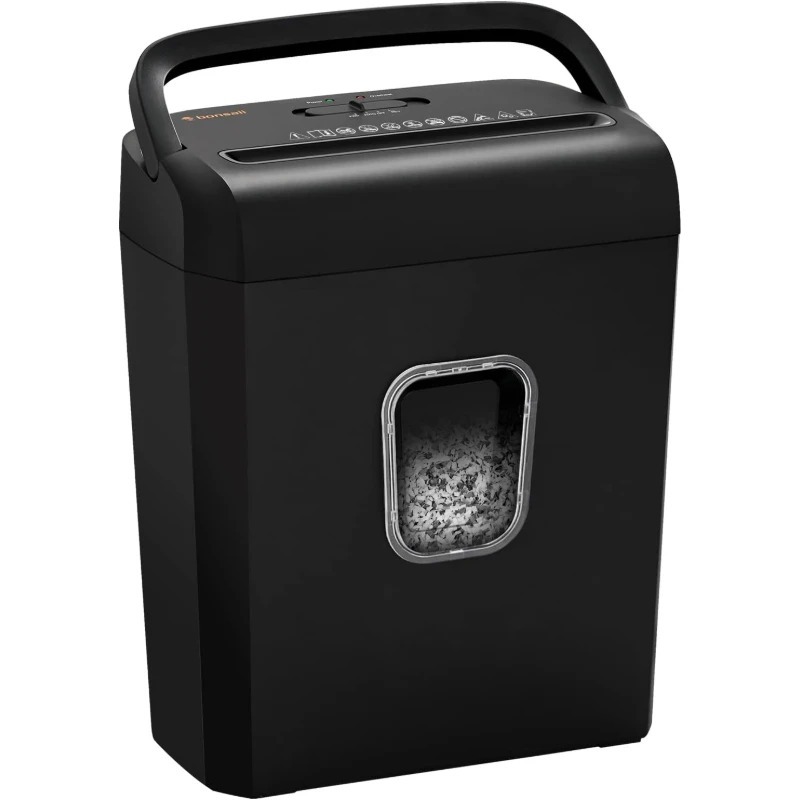 Home Office Paper Shredder - Bonsaii 6매 마이크로 컷 문서 파쇄기,