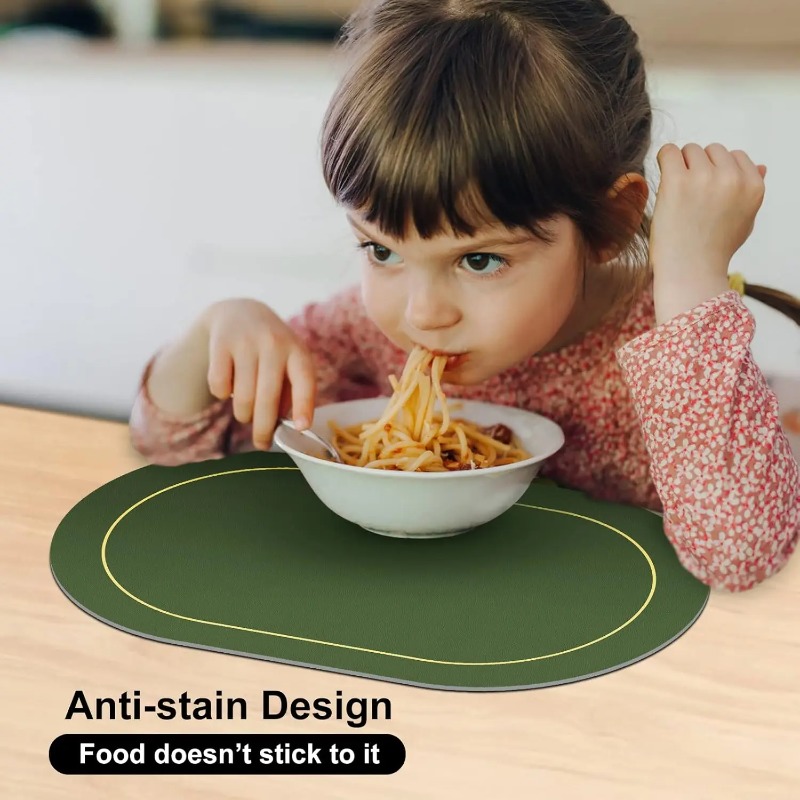 테이블 가죽 식탁매트, 내열성 식탁매트, 식탁용 세척  - Desk Mat Leather 리뷰 및 가격