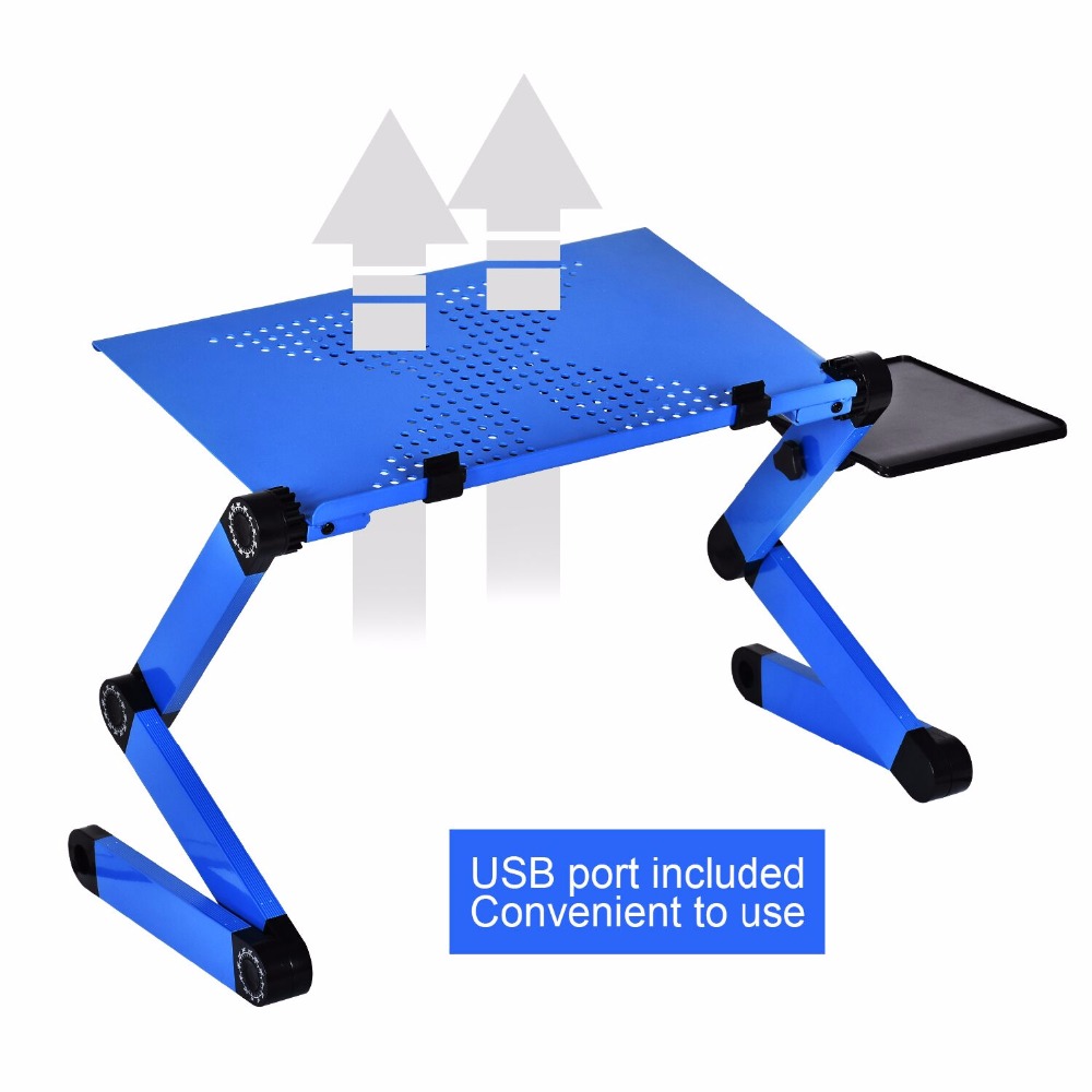 알루미늄 합금 노트북 테이블, 조절 가능한 휴대용 접이 - Home Office Work Table 리뷰 및 가격