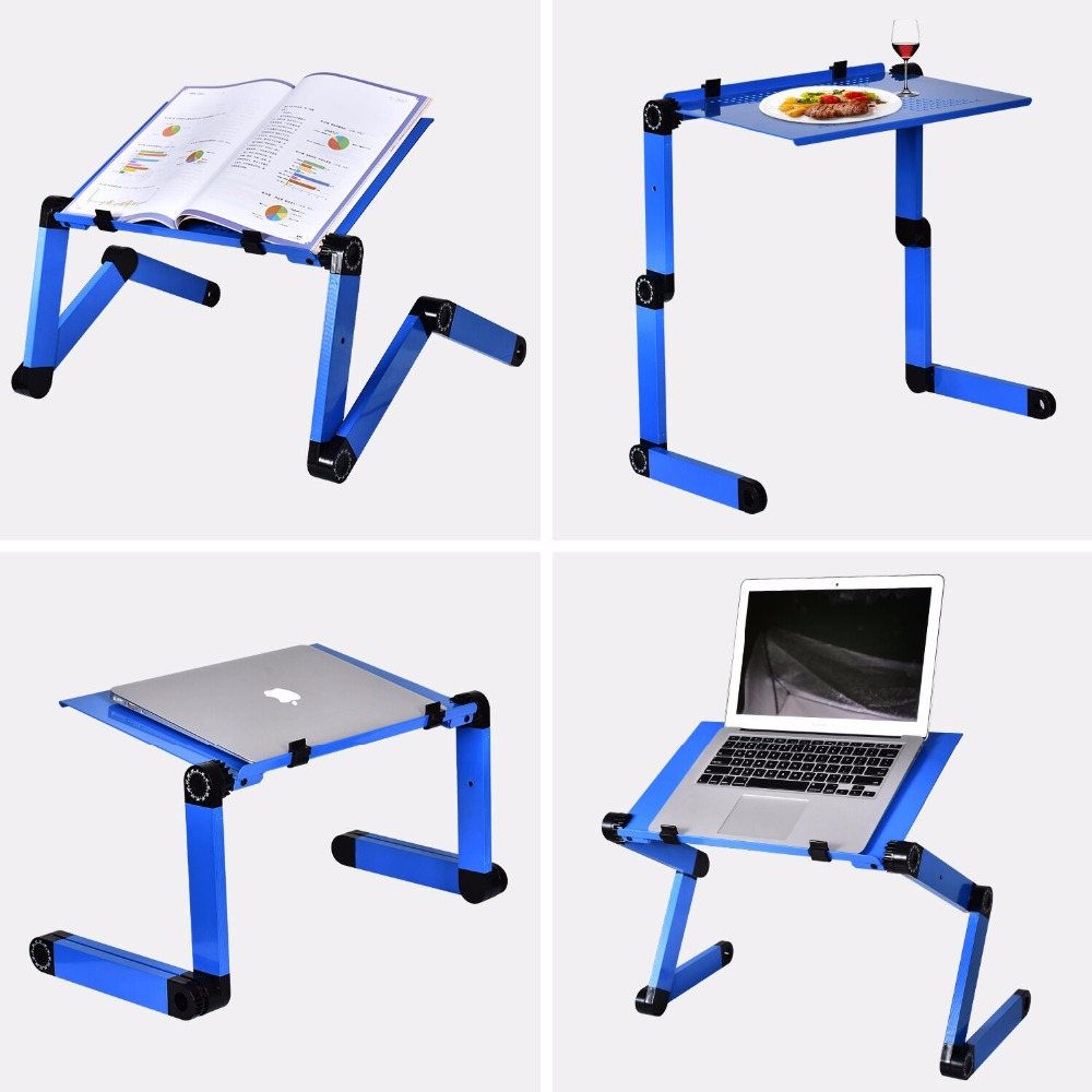 알루미늄 합금 노트북 테이블, 조절 가능한 휴대용 접이 - Home Office Work Table 리뷰 및 가격