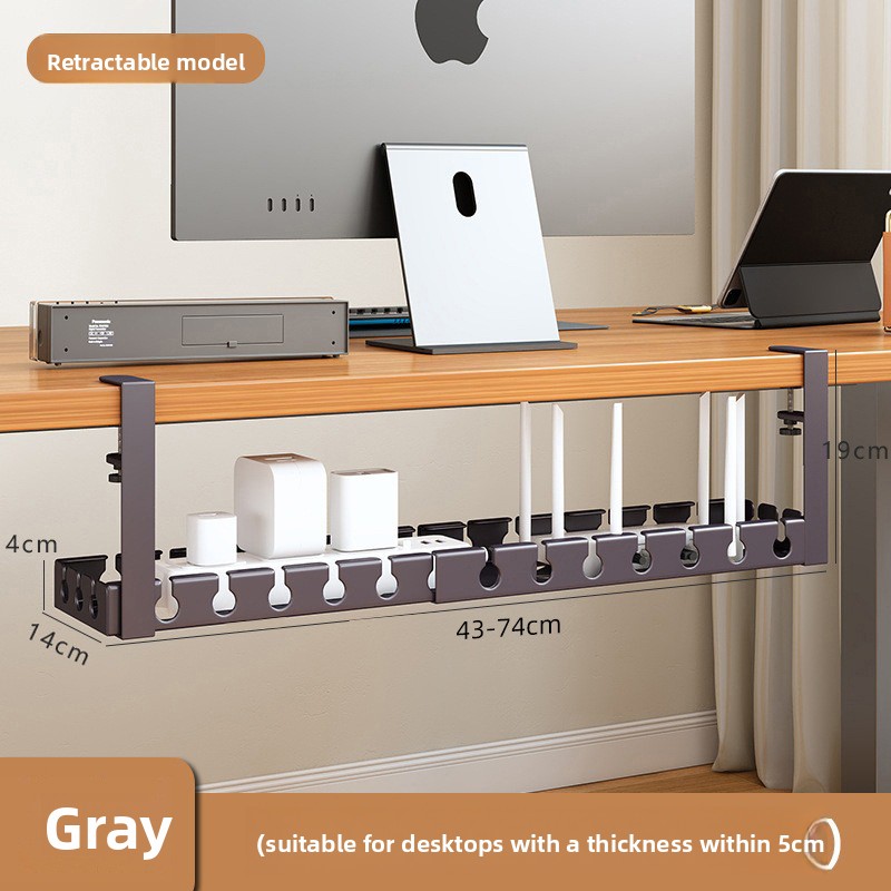 책상 아래에 설치하는 접이식 무타공 클램프형 케이블 트 - Power Strip Desk 리뷰 및 가격