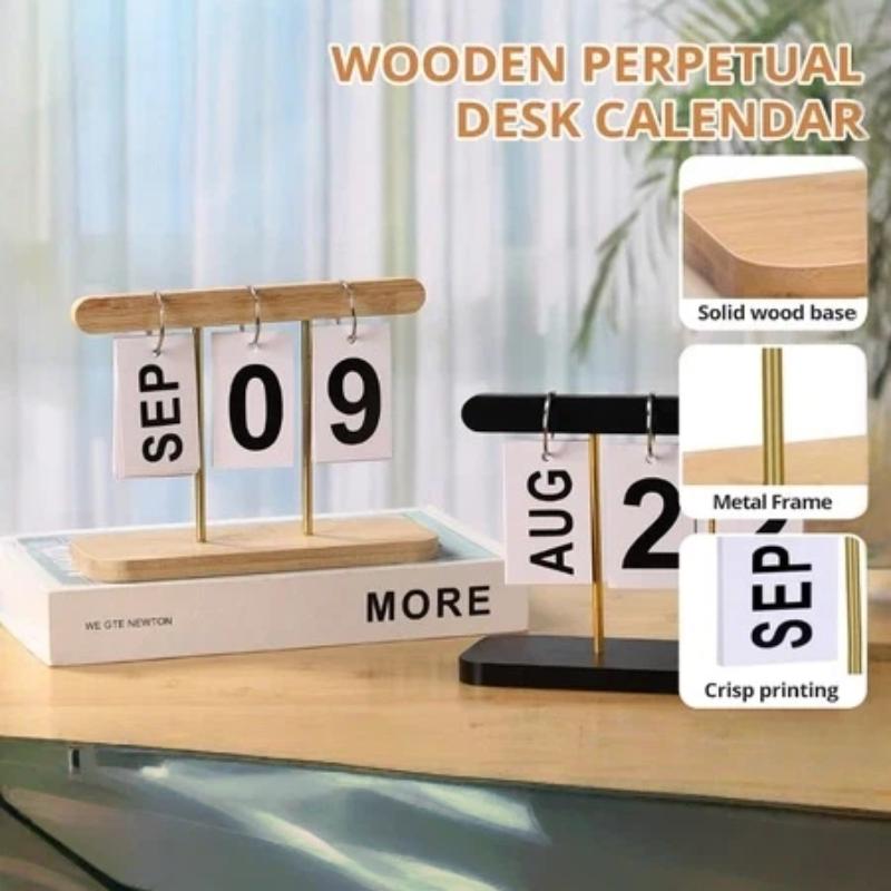 1Pc 재사용 가능한 플립 캘린더 영어 숫자 데스크탑  - English Home Office 리뷰 및 가격