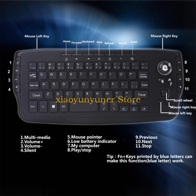 PC 및 P9JB 용 통합 2.4G 트랙볼 마우스 2  - English Home Office 리뷰 및 가격