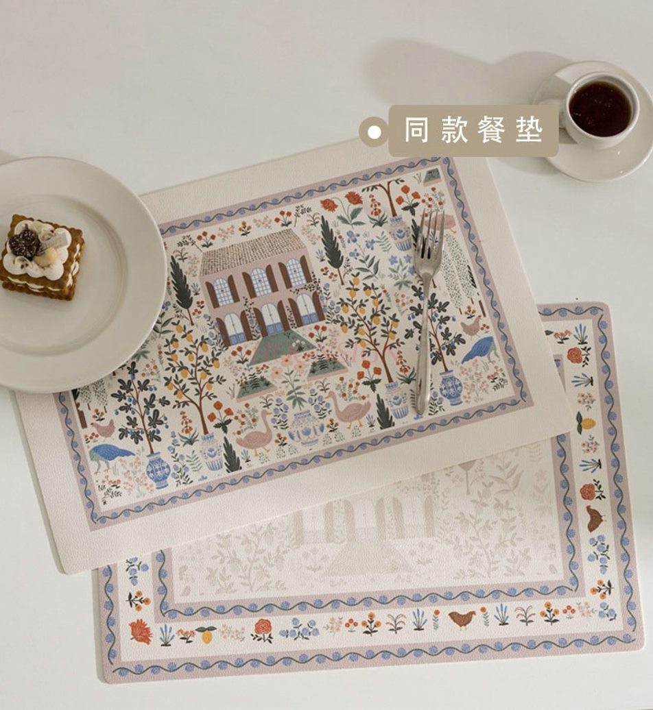 1개 중년풍 가죽 식탁 매트, 데스크탑 보호 매트, 방 - Desk Mat Leather 리뷰 및 가격