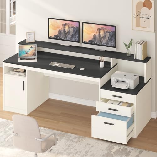YOME 65인치 컴퓨터 책상(3단 서랍 및 수납 선반 - Home Office 365 리뷰 및 가격