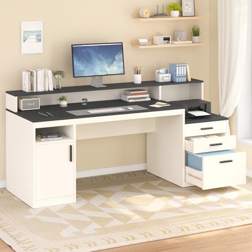 YOME 65인치 컴퓨터 책상(3단 서랍 및 수납 선반 - Home Office 365 리뷰 및 가격