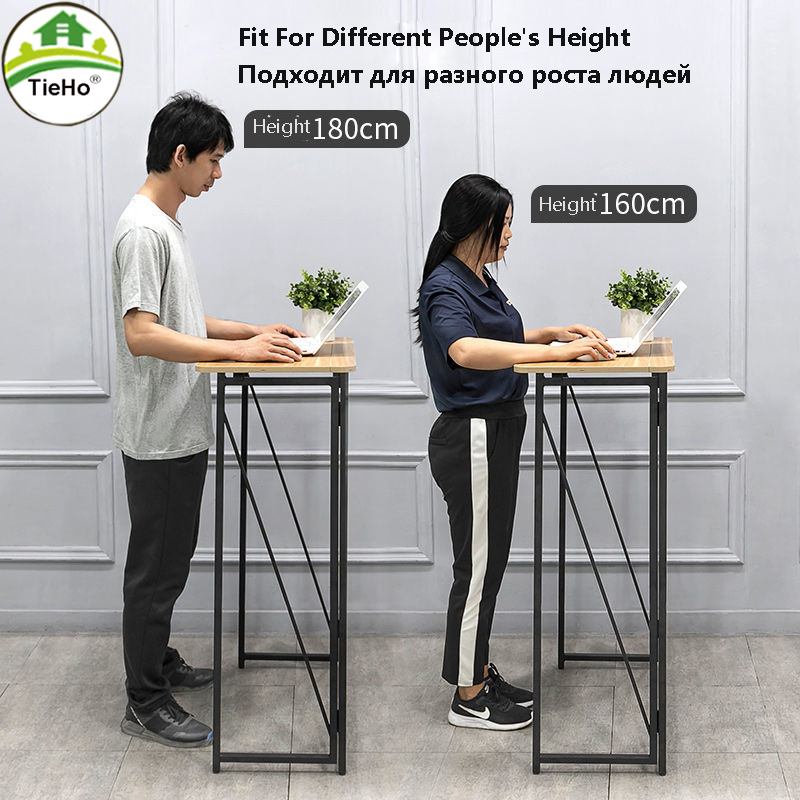 간단한 접이식 테이블 스탠딩 테이블 책상, 스탠딩 작업 - Home Office Work Table 리뷰 및 가격