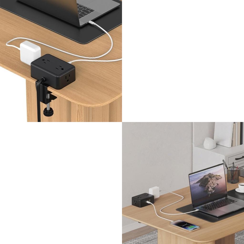 보안 클램프 마운트 전원 스트립 4AC 콘센트 USB  - Power Strip Desk 리뷰 및 가격
