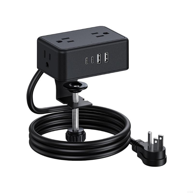 보안 클램프 마운트 전원 스트립 4AC 콘센트 USB  - Power Strip Desk 리뷰 및 가격