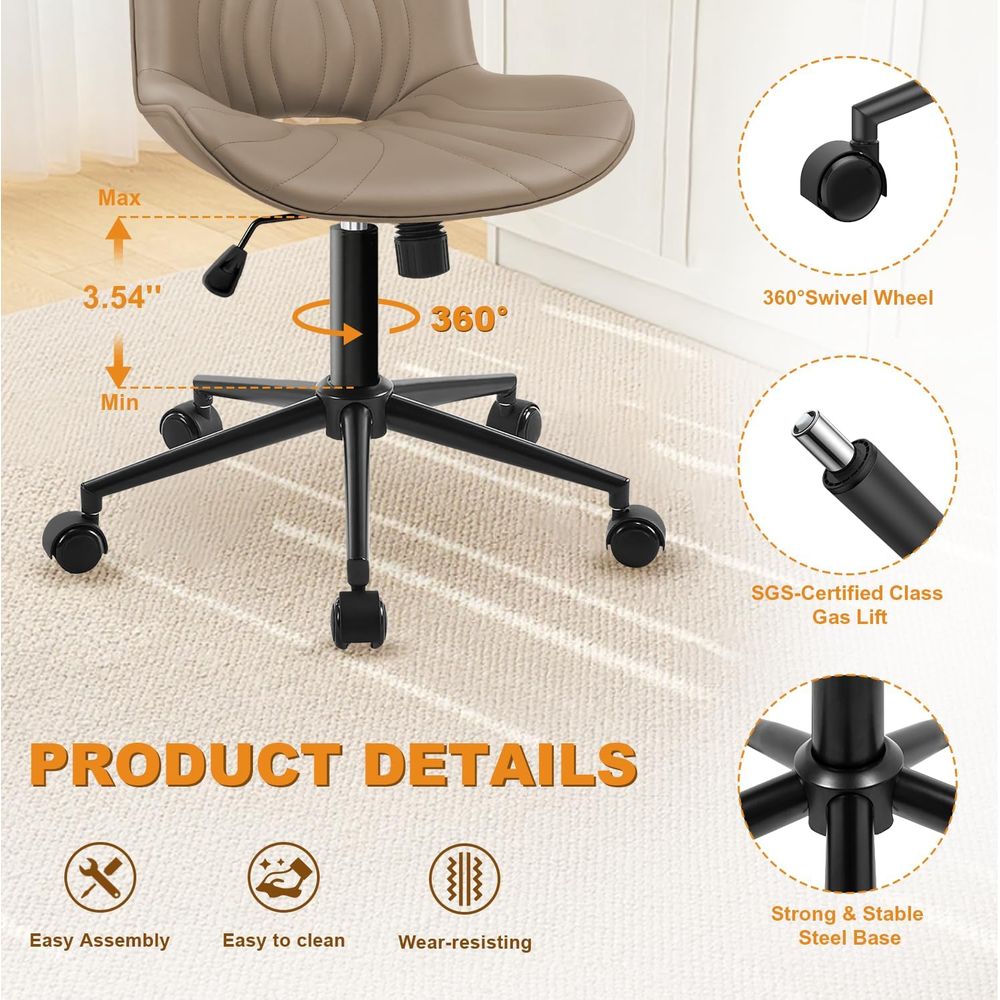 인체공학적 높이 조절이 가능한 회전식 책상 의자(바퀴  - Home Office Desks 리뷰 및 가격