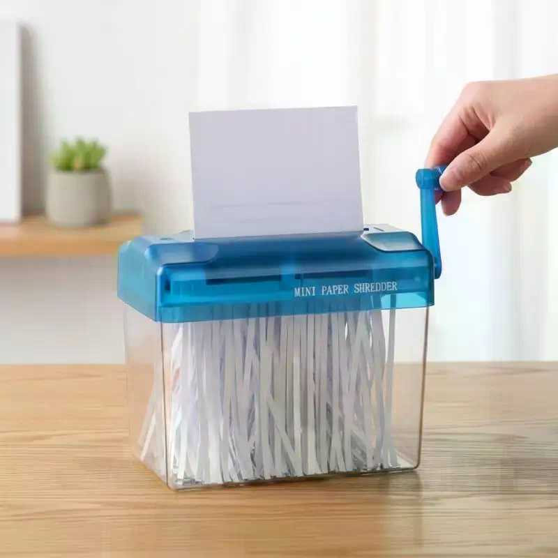 휴대용 미니 수동 제지기, 핸드 크랭크 방식, 가정 및 - Home Office Paper Shredder 리뷰 및 가격