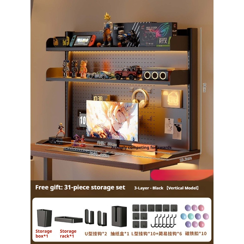 페그보드가 있는 책상 선반용 클램프형 조절 가능 2/3 - Home Office Work Table 리뷰 및 가격