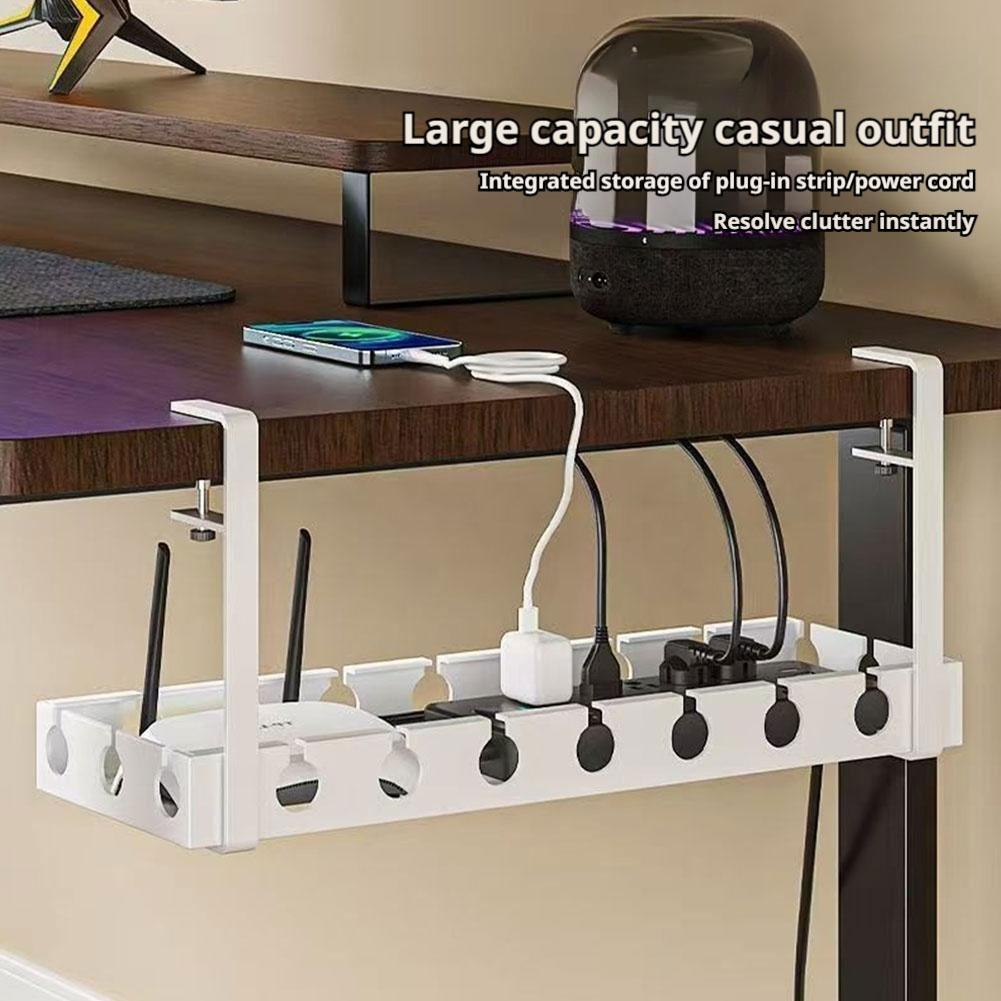 책상 아래 수납 랙 무타공 금속 케이블 정리 트레이 가 - Power Strip Desk 리뷰 및 가격