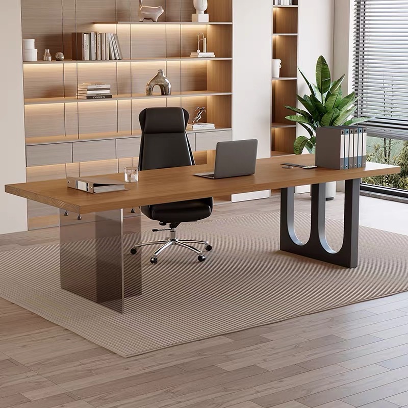 이탈리아 아크릴 플로팅 목재 사무실 책상 현대적인 심플 - Home Office Furniture 리뷰 및 가격