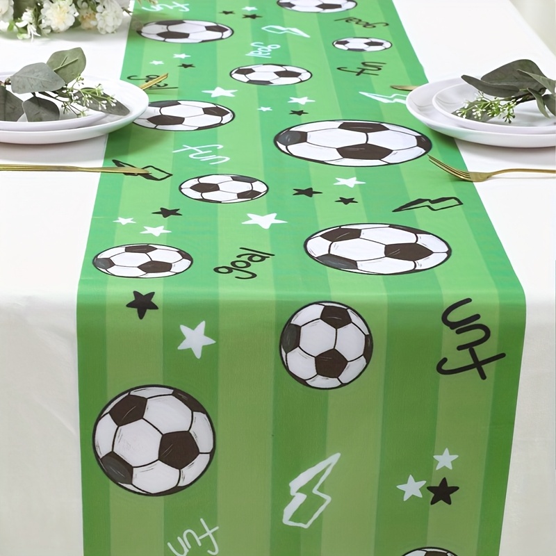 1pc 축구 스포츠 폴리에스테르 테이블 러너 스포츠 테 - Home Office News 리뷰 및 가격