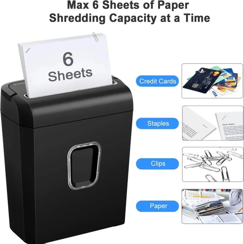 Bonsaii 6매 마이크로 컷 문서 파쇄기, 가정 및 - Home Office Paper Shredder 리뷰 및 가격