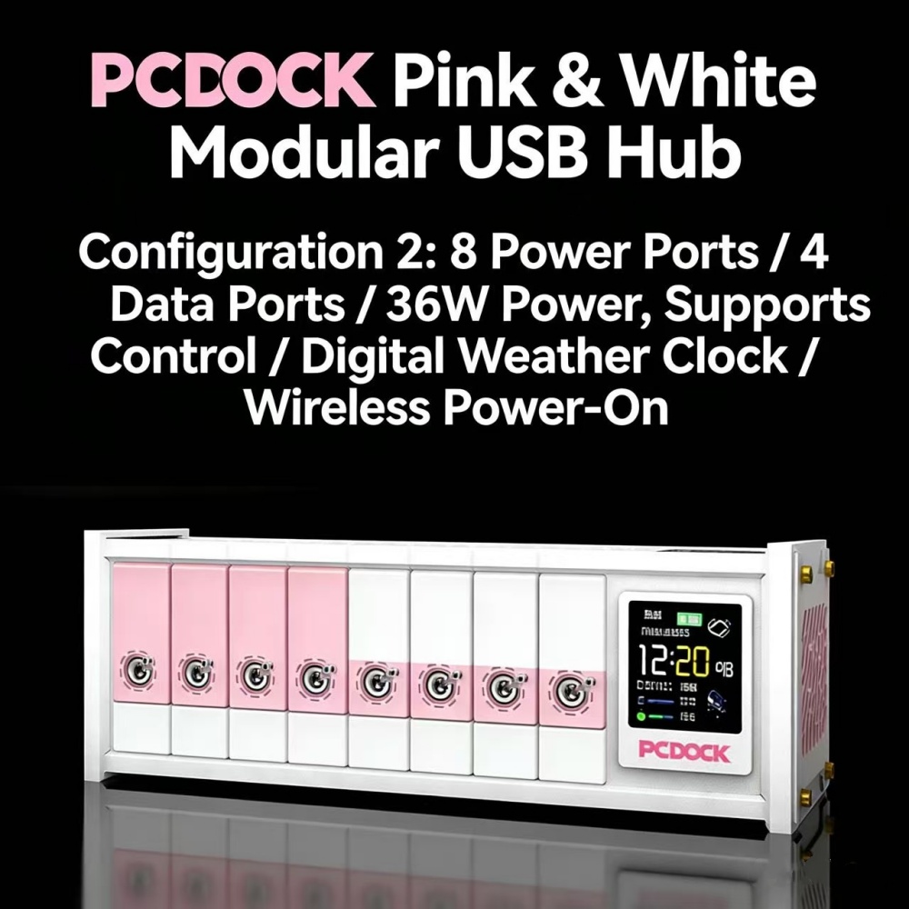 PCDOCK 블록 USB 데스크탑 멀티탭 스위치 포함  - Power Strip Desk 리뷰 및 가격