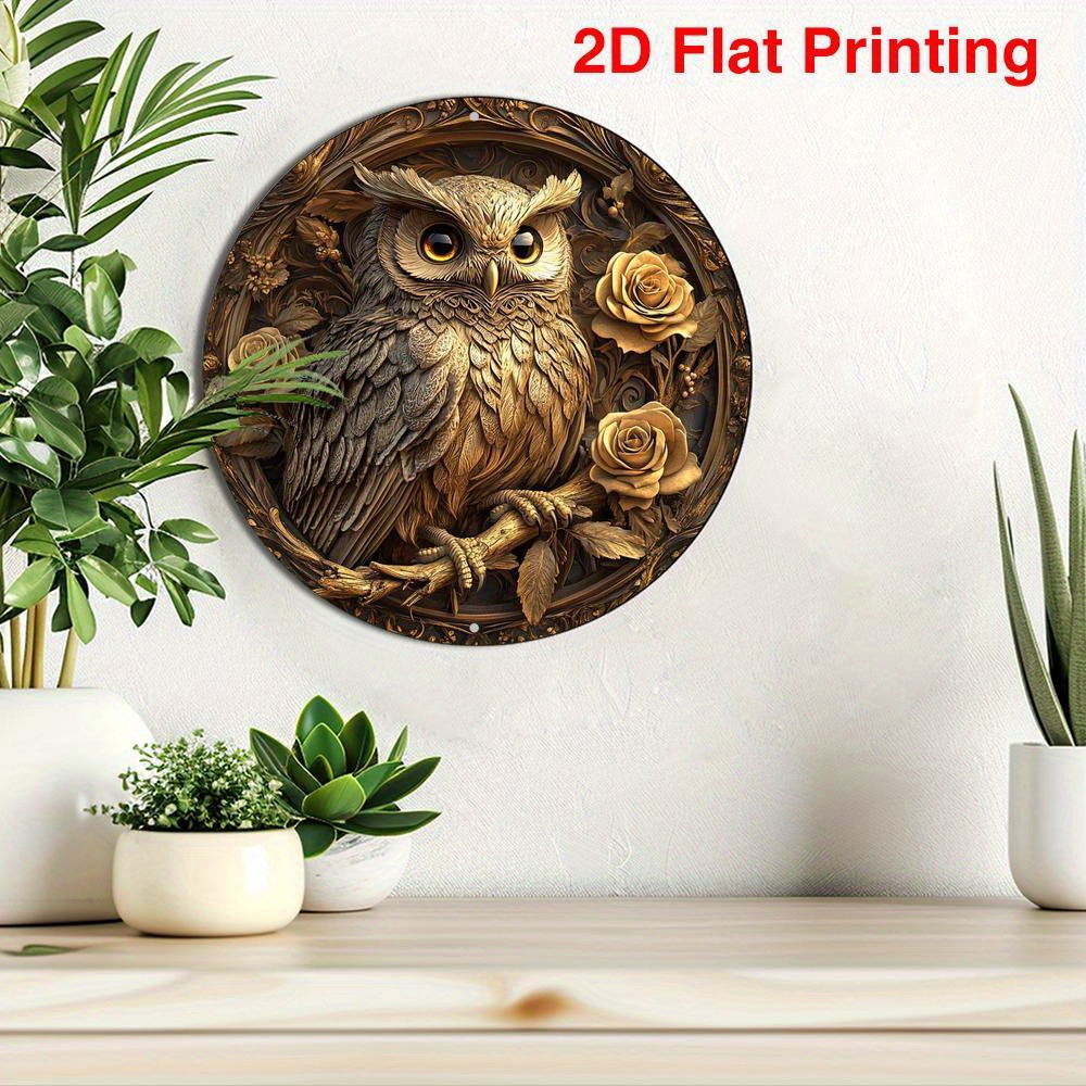 2D 평면, 1개, 알루미늄 금속 원형 표지판, 새 올 - Home Office Kitchen 리뷰 및 가격