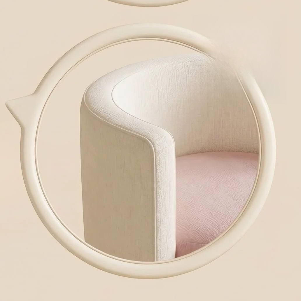 화장대용 의자, 귀엽고 예쁜 핑크색 나무 화장대 의자, - Home Office Furniture 리뷰 및 가격