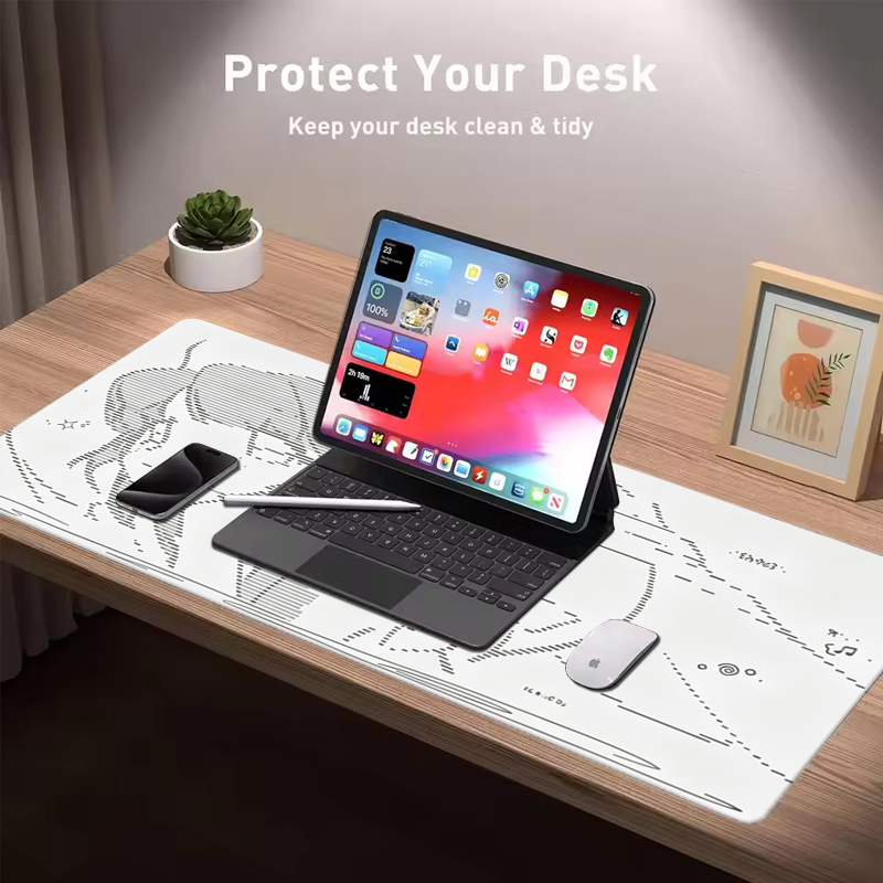 1Pcs 가죽 마우스 패드 애니메이션 엔젤 소녀 Y2k - Desk Mat Leather 리뷰 및 가격